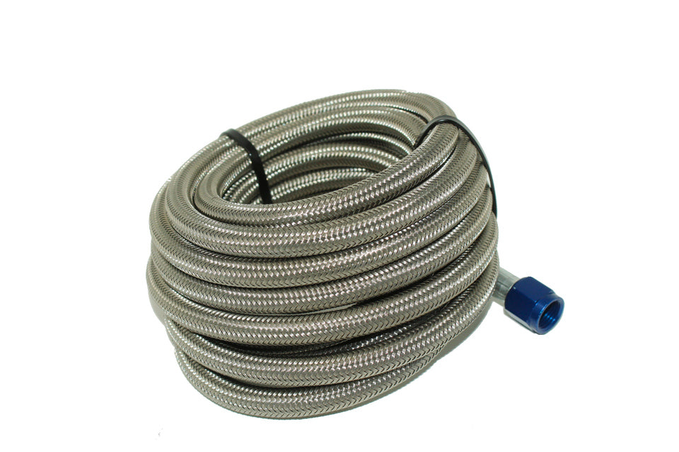 15 foot,,Blue,6AN to 6AN,Braided Steel Line