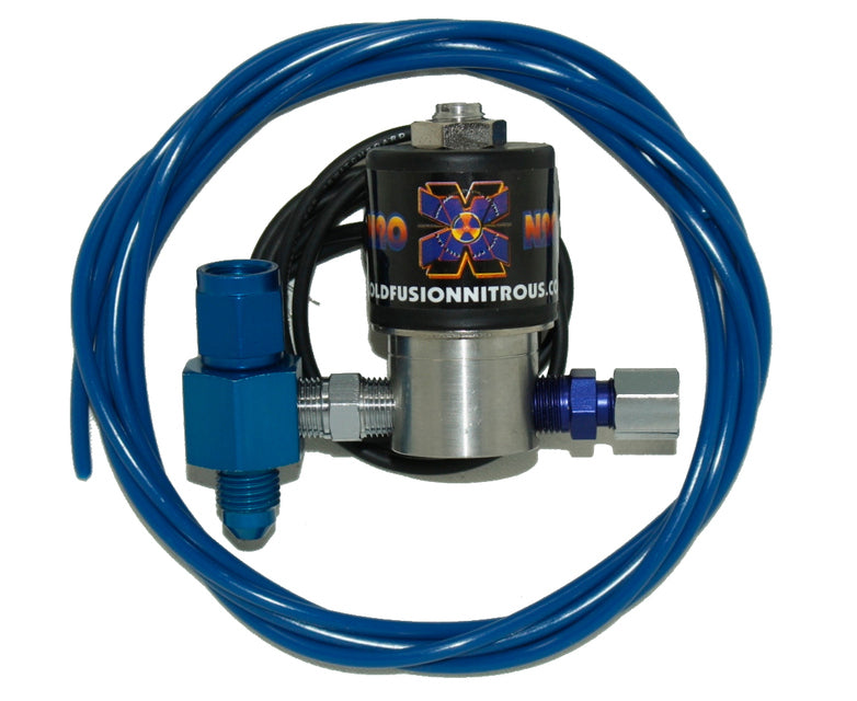 48" 1/4 poly line,4AN Dual Outlet Purge Kit