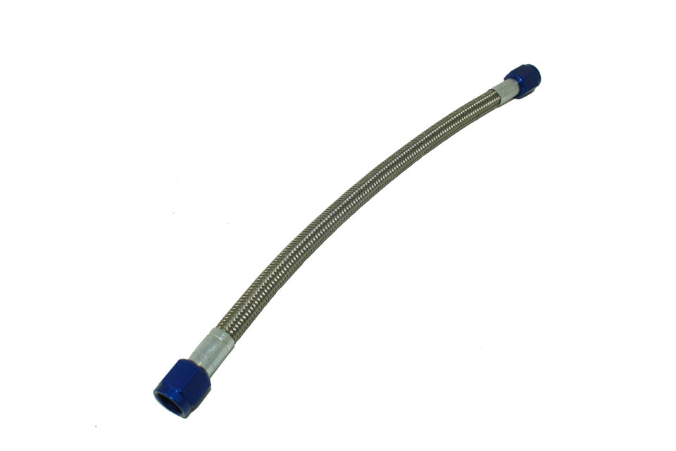 12 Inches,Blue,6AN to 6AN,Braided Steel Line