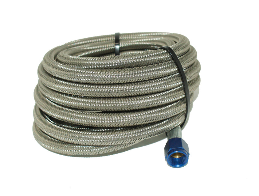 50 Inches,Blue,6AN to 6AN,Braided Steel Line