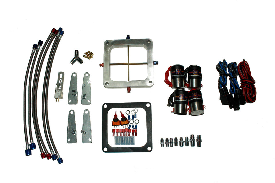 Holley 4500 - 200-800 Hp / cnc 6061 cross bar plate. No bottle or accessories.