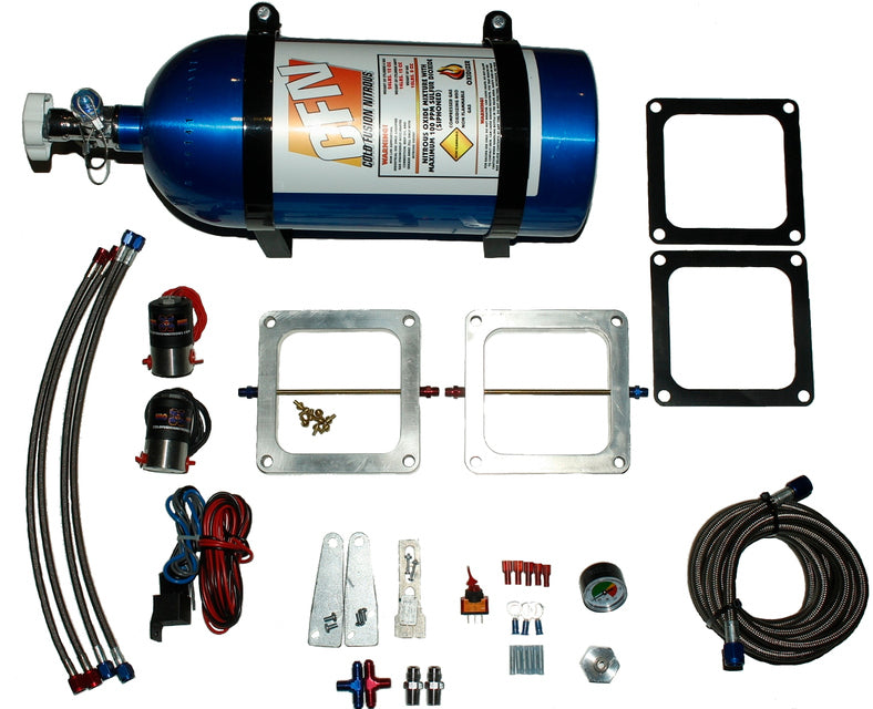 Holley 4500 - 150 - 400 Hp / cnc 6061 DUAL plate kit complete.