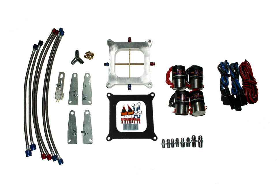 Holley 4150 - 200-800 Hp / cnc 6061 cross bar plate. No bottle or accessories.