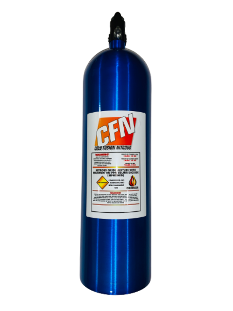 15LB Bottle w/MONSTER BALL Valve 8AN outlet