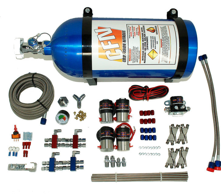 V8 - 200-600 Hp single stage complete kit; w/SUPERMAX  nozzles